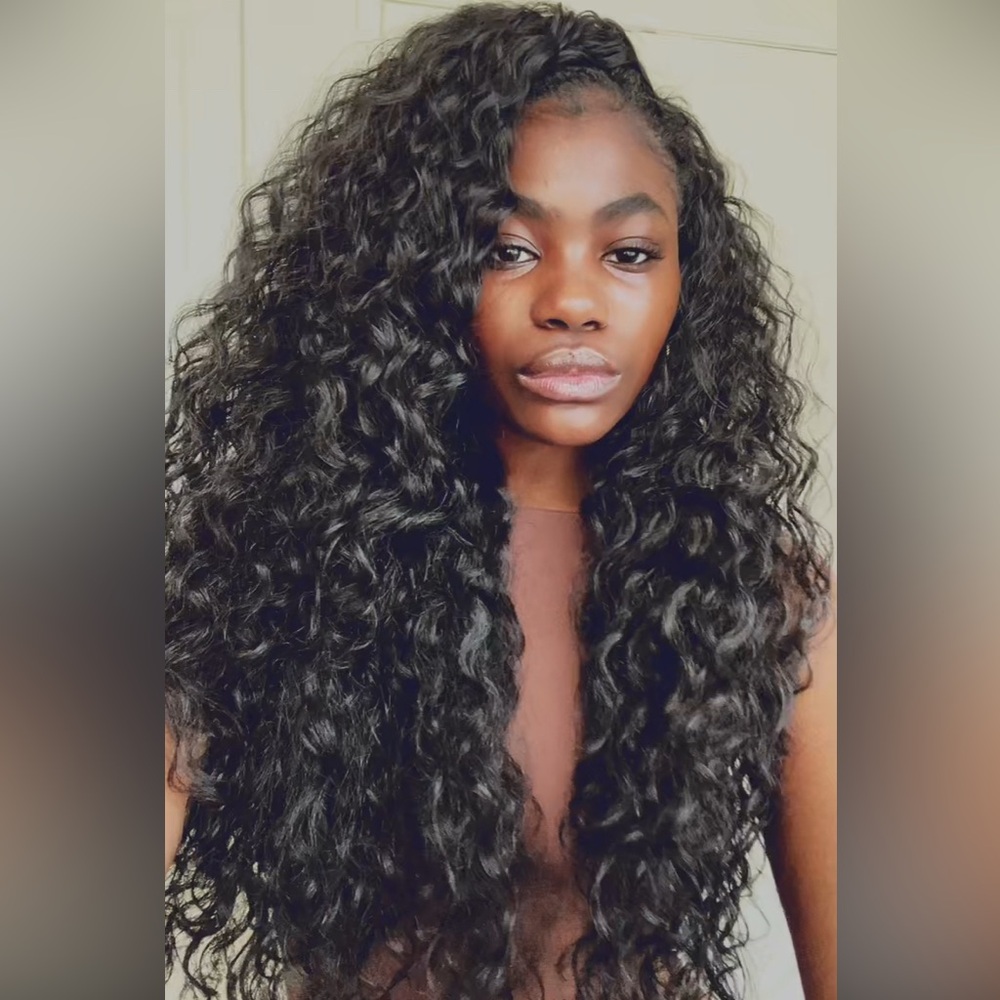 Luxurious Black Curly Hair Extensions